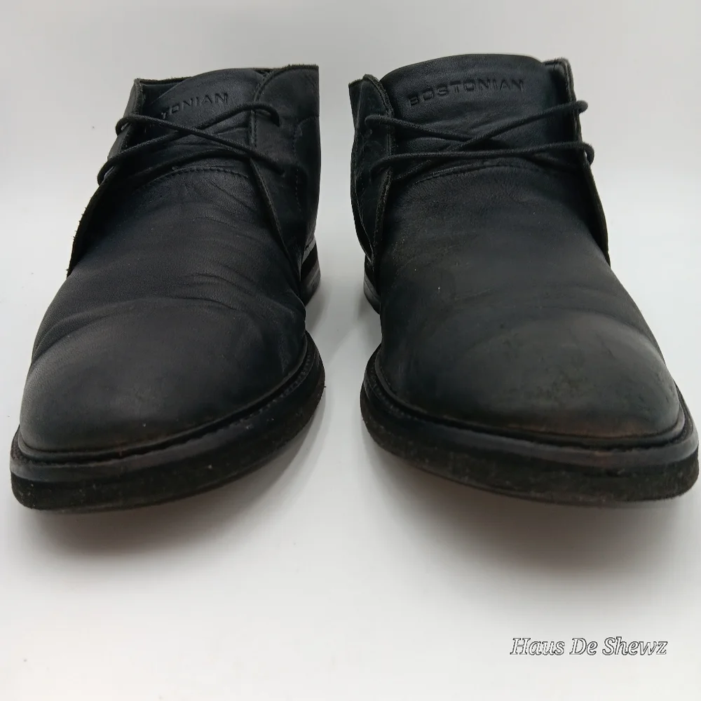 Bostonian Men's Boot 11 Black Leather